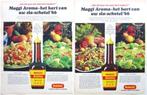 40+ vintage advertenties reclames Maggi aroma 37-67 bouillon, Gebruikt, Ophalen