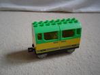 luxe passagierswagon groen/geel voor de duplo trein, Ophalen of Verzenden, Gebruikt, Complete set, Duplo
