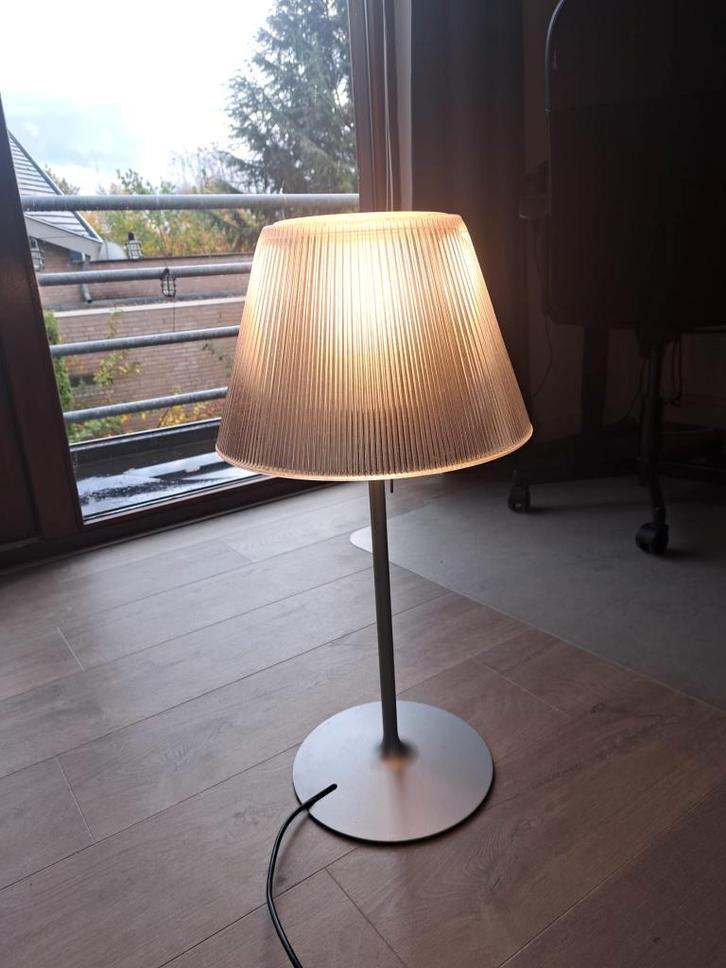 Italiaans design Flos (bureau) lamp, Huis en Inrichting, Lampen | Tafellampen, Gebruikt, 50 tot 75 cm, Glas, Metaal, Ophalen