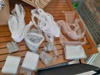 Organza Stof en Lint Set - Nieuw, Hobby en Vrije tijd, Stoffen en Lappen, Overige materialen, Overige kleuren, Nieuw, Ophalen of Verzenden