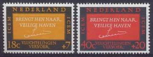 Nederland NVPH nr 856/7 postfris Vluchtelingen 1966, Postzegels en Munten, Postzegels | Nederland, Postfris, Na 1940, Verzenden