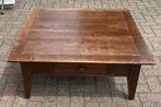 Salontafel met schuiflade, Huis en Inrichting, Ophalen, 100 tot 150 cm, Vierkant, 50 tot 100 cm