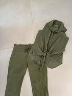 Studio anneloes set groen, Kleding | Dames, Broeken en Pantalons, Ophalen of Verzenden, Zo goed als nieuw, Maat 42/44 (L), Groen