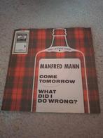 Manfred Mann. Come tomorrow, Cd's en Dvd's, Vinyl Singles, Pop, Gebruikt, Ophalen of Verzenden, 7 inch