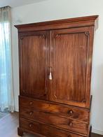 Antieke Engelse kabinet kast mahonie, Ophalen