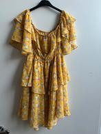 RELISH offshoulder jurkje geel bloemetjes M en L, Maat 38/40 (M), Italie, -, Verzenden