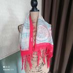 Desigual Scarf Pashmina Sorbet White - cadeautip!, Ophalen of Verzenden, Nieuw, Maat 46/48 (XL) of groter, Sjaal