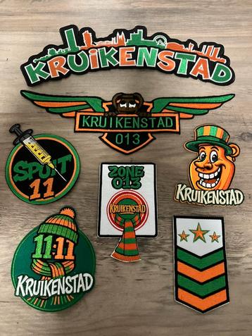 7x Carnavalsemblemen Kruikenstad Carnaval Embleem 013 Kruik beschikbaar voor biedingen