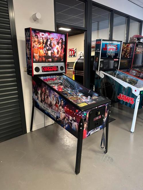 Flipperkast Stenr Wrestlemania Pinball, Verzamelen, Automaten | Flipperkasten, Zo goed als nieuw, Dot-matrix, Flipperkast, Stern