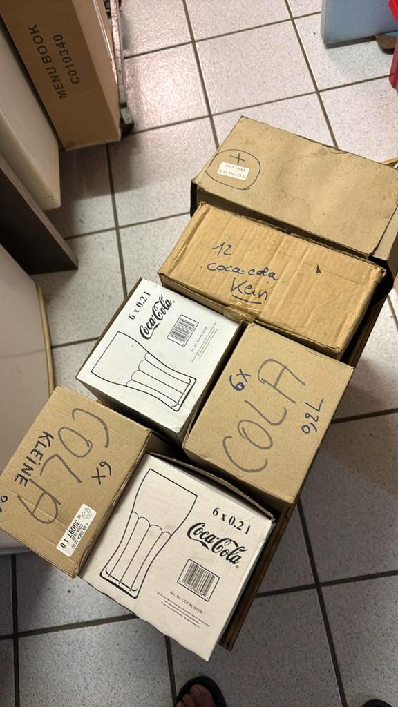 Coca-Cola Glazen - Diverse Sets Beschikbaar!, Huis en Inrichting, Keuken | Bestek, Gebruikt, Los bestek, Overige materialen, Verzenden