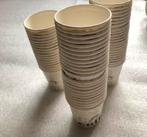 Wegwerp koffiebekers x 38 stuks - wit met opdruk, Ophalen of Verzenden, Zo goed als nieuw, Overige typen