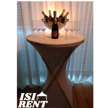 Champagne glazen TE HUUR! beschikbaar voor biedingen