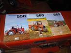 Set folders massey ferguson 550 560 565 575 590 595, Ophalen of Verzenden, Zo goed als nieuw, Volvo