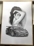 3 Peter Bogner prenten uit 1988, Nieuw, Ophalen of Verzenden, Ferrari, Peter Bogner