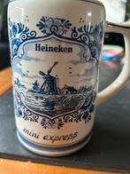 Heineken Delfts Blauw Bierpul Mok nummer 1 van 100, Ophalen of Verzenden, Nieuw, Pul(len), Heineken