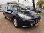 Peugeot 307 SW 1.6-16V Premium 7 persoons Airco/ECC,Cruiseco, Stof, Gebruikt, Zwart, 4 cilinders