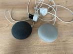 2x Google Home Mini, Ophalen of Verzenden, Zo goed als nieuw