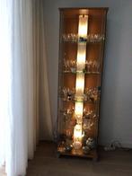 Mooie glazen vitrinekast met verlichting., Huis en Inrichting, Kasten | Vitrinekasten, Ophalen of Verzenden