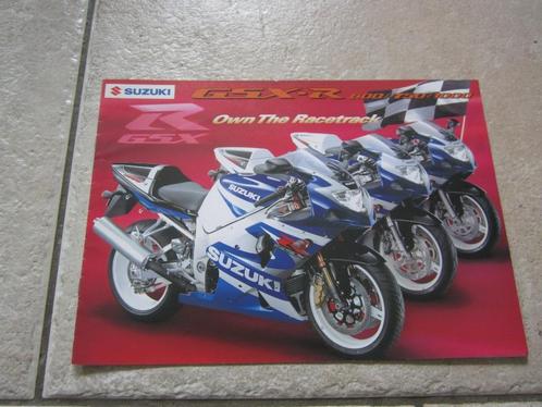 Suzuki GSX-R 600 / 750 / 1000 brochure folder 2000, Motoren, Handleidingen en Instructieboekjes, Suzuki, Ophalen of Verzenden