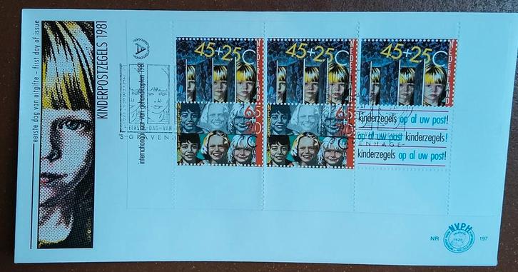 FDC 197A, Postzegels en Munten, Postzegels | Eerstedagenveloppen, Onbeschreven, Nederland, Ophalen of Verzenden