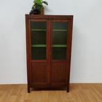 Vintage boekenkast wandkast servieskast kast vitrinekast., Valkenswaard, Info@flashbackfurniture.nl, Flashback Furniture, Glas