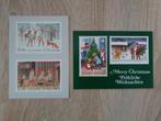 2 ansichtkaarten Finland 1981 en 1982 christmas stamps, Ophalen of Verzenden, 1980 tot heden, Ongelopen, Overig Europa