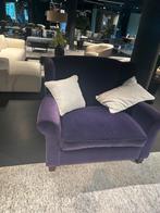 Paarse Stoffen Fauteuil, Huis en Inrichting, Ophalen, Zo goed als nieuw, Stof, 75 tot 100 cm