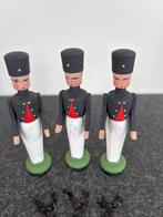 3 houten speelgoedsoldaatjes Ertsgebergte, Ophalen of Verzenden