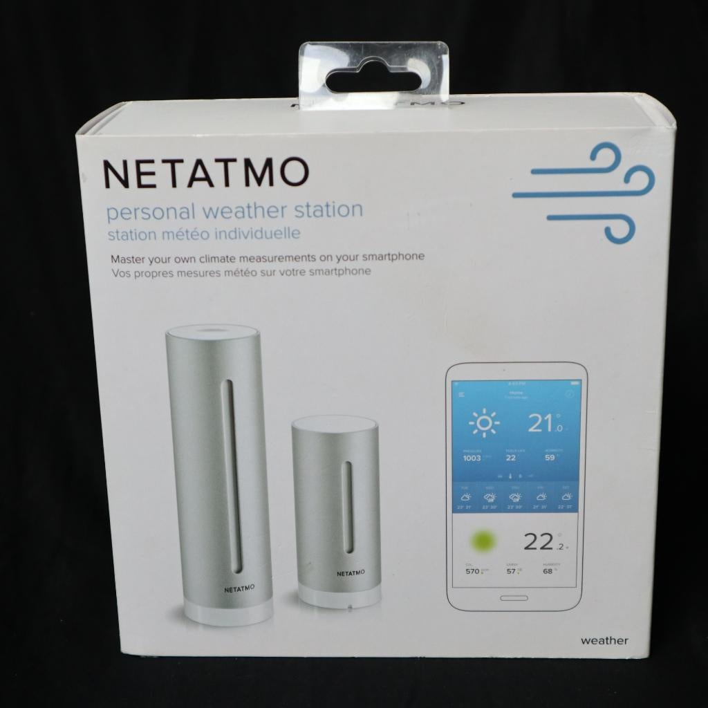 Netatmo Slim Weerstation – Smart Home & Luchtkwaliteit, Ophalen of Verzenden, Gebruikt, Weerstation