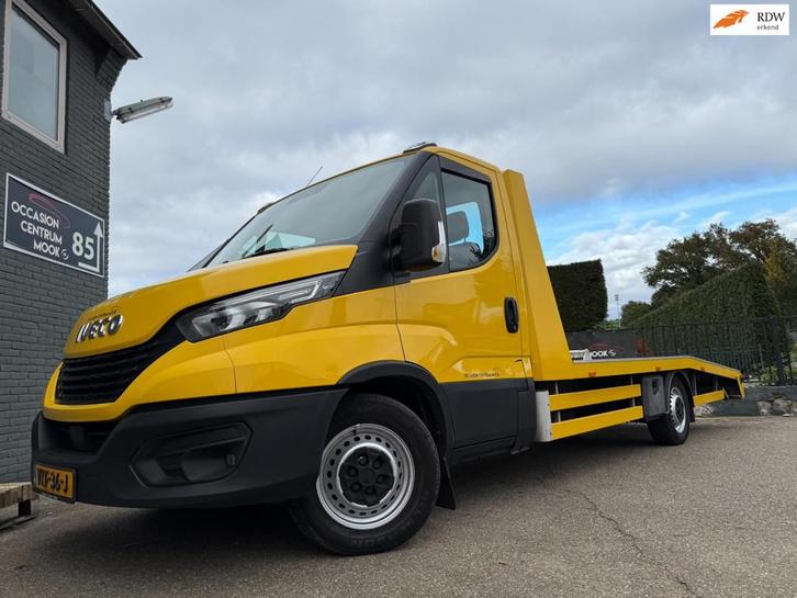 Iveco Daily 35S18PO 3.0 410L oprijwagen, Auto's, Bestelauto's, Bedrijf, Te koop, ABS, Airconditioning, Elektrische ramen, Lichtmetalen velgen