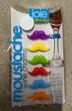 Joie set van 6 glasmarkers snorretjes, Huis en Inrichting, Keuken | Keukenbenodigdheden, Ophalen of Verzenden, Nieuw