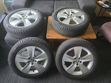 5x100 16 Inch Winterbanden Pirelli Skoda Velgen 205 55 R16 beschikbaar voor biedingen