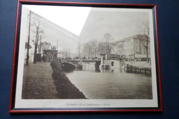 Utrecht - Catharijnebrug, Utrecht, Zij aanzicht uit 1908 beschikbaar voor biedingen