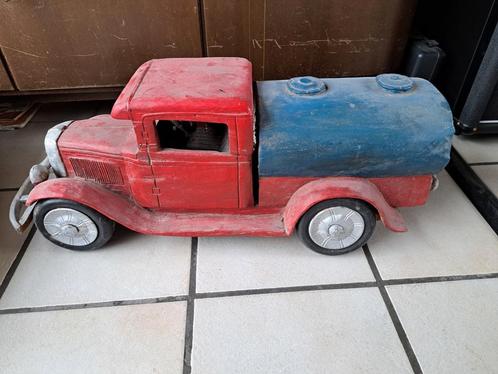 Grote houten tankwagen, Hobby en Vrije tijd, Modelauto's | 1:5 tot 1:12, Gebruikt, Auto, 1:5 t/m 1:8, Ophalen