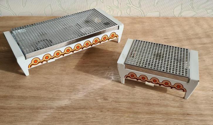 te koop: set 2 Brabantia rechaud, retro vintage jaren 70, Verzamelen, Retro, Huis en Inrichting, Ophalen of Verzenden