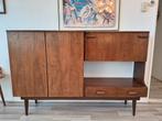 Dressoir / high board | Mid-century 1960s | o.a. teakhout, Ophalen, Gebruikt, Met deur(en), 150 tot 200 cm