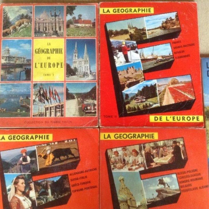 BOEKEN;LA GEOGRAPHIE de L'EUROPE,Belgique, Amerika oudere, Boeken, Prentenboeken en Plaatjesalbums, Gelezen, Plaatjesalbum, Ophalen of Verzenden
