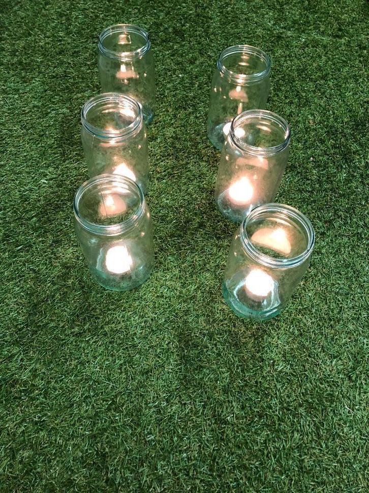 WECK Flessen (als waxine licht houder), Huis en Inrichting, Woonaccessoires | Kandelaars en Kaarsen, Nieuw, Minder dan 25 cm, Overige materialen