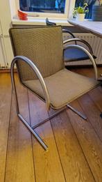 6 design cirkel stoelen, Huis en Inrichting, Stoelen, Ophalen, Gebruikt, Metaal, Vijf, Zes of meer stoelen