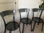3 plexiglazen stoelen. Carl Ojerstam. Oud Ikea., Huis en Inrichting, Stoelen, Ophalen of Verzenden, Zo goed als nieuw