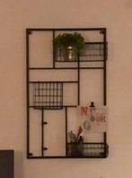 Handig veelzijdig wandrek met clips en bakjes, Huis en Inrichting, Woonaccessoires | Wanddecoraties, Ophalen, Zo goed als nieuw