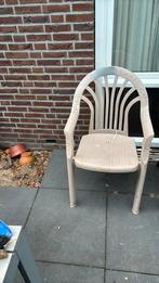 Tuinstoelen Hartman 1 beige 1 groen, Ophalen, Gebruikt, Kunststof, Stapelbaar