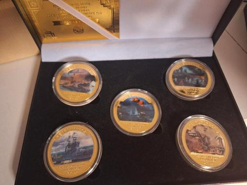 Prachtige collector box pearl harbou munten incl certificaat, Postzegels en Munten, Munten | Europa | Euromunten, Overige landen