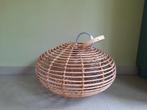 Hanglamp riet rotan, Huis en Inrichting, Lampen | Hanglampen, Ophalen, Boho, Hout, Zo goed als nieuw