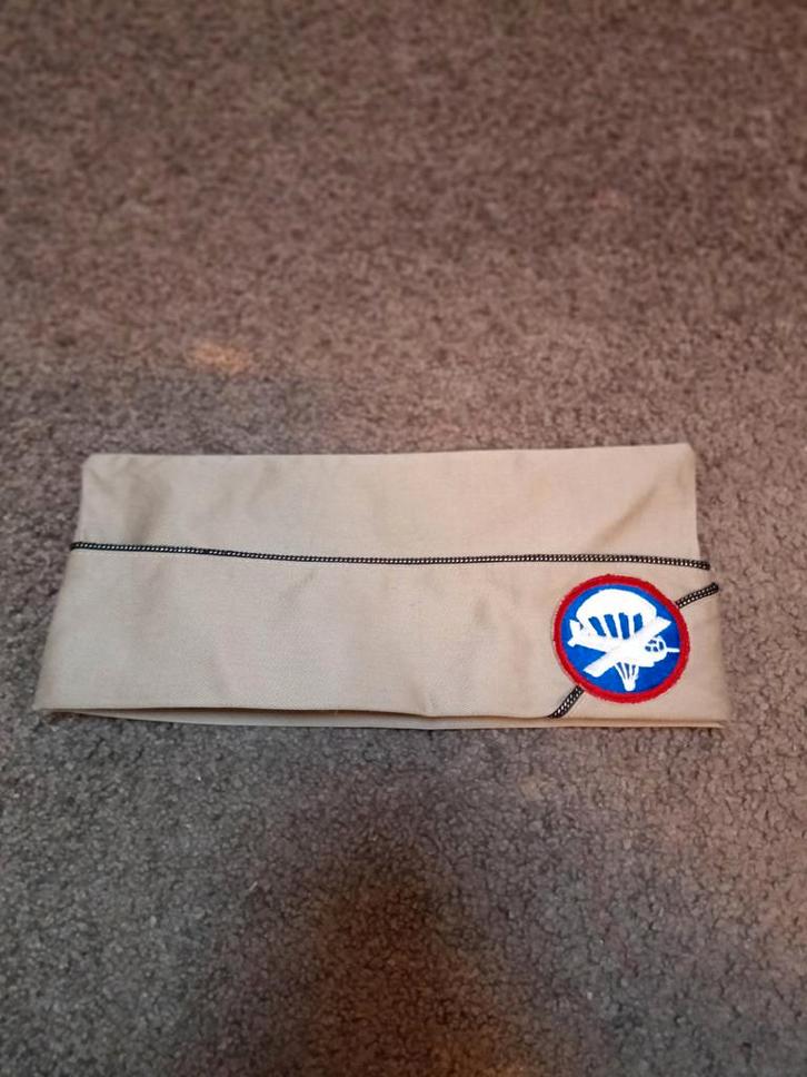 Us Officers airborne garrison cap, Verzamelen, Militaria | Tweede Wereldoorlog, Embleem of Badge, Amerika, Ophalen of Verzenden
