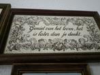 Vintage Wanddecoratie - Geniet van het Leven, Ophalen of Verzenden