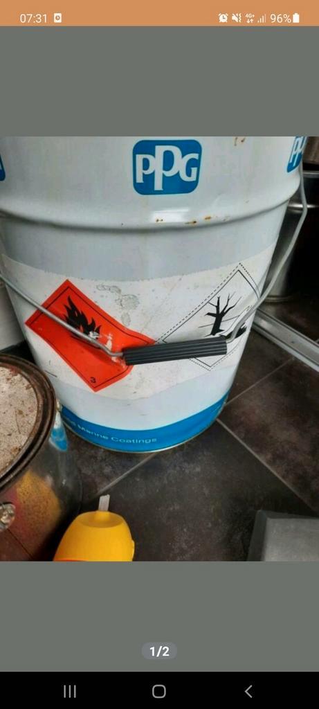sigma ecofleet 530 en hempel globic antifouling zwart 5liter, Doe-het-zelf en Verbouw, Verf, Beits en Lak, Nieuw, Verf, 5 tot 10 liter