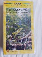VHS videoband de Amazone een uniek regenwoud, Alle leeftijden, Ophalen of Verzenden