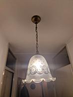 Vintage hanglamp, Huis en Inrichting, Lampen | Hanglampen, Minder dan 50 cm, Glas, Gebruikt, Ophalen
