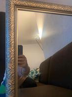 Spiegel , gouden rand, Huis en Inrichting, Lampen | Hanglampen, Ophalen, Zo goed als nieuw, Glas, Minder dan 50 cm